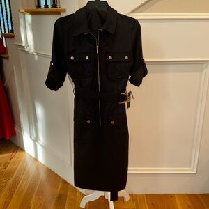 Navy shirt dress size 8